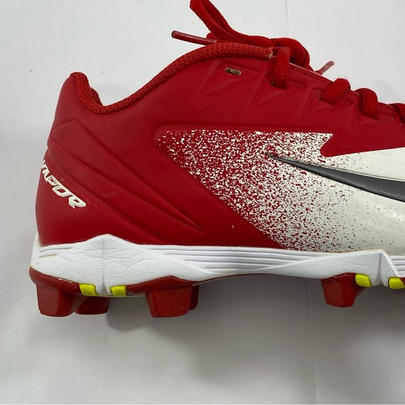 Nike Vapor # 852688-812 Baseball Cleats Red & White Men’s Size:7 - Picture 13 of 16